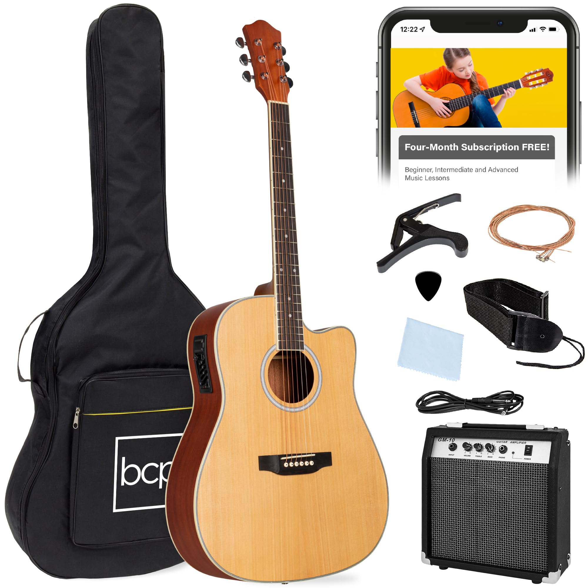 Amazon.com: Best Choice Products Beginner Acoustic Electric Guitar